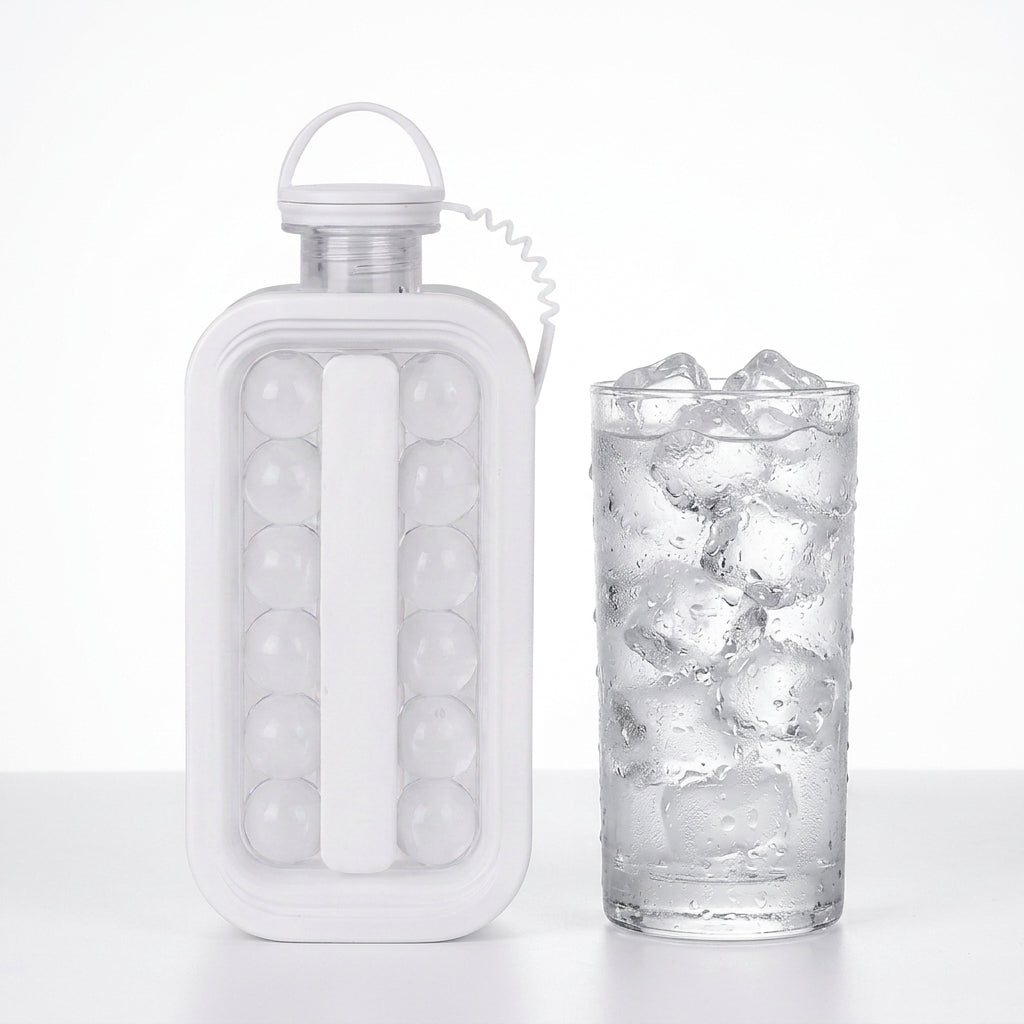 Botella Molde de Hielo 2 en 1
